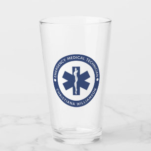 Angepasster EMT-Symbol Notmediziner Glas