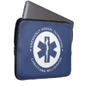 Angepasster EMT-Symbol Notmediziner Laptopschutzhülle (Vorne Rechts)