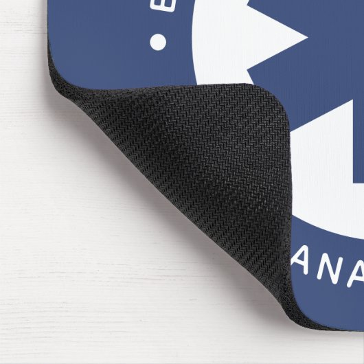 Angepasster EMT-Symbol Notmediziner Mousepad (Ecke)