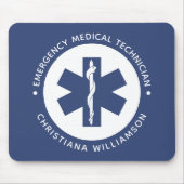 Angepasster EMT-Symbol Notmediziner Mousepad (Vorne)
