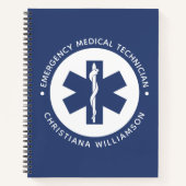 Angepasster EMT-Symbol Notmediziner Notizblock (Vorderseite)