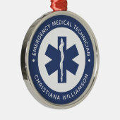 Angepasster EMT-Symbol Notmediziner Ornament Aus Metall (Rechts)
