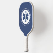 Angepasster EMT-Symbol Notmediziner Pickleball Schläger (Links)