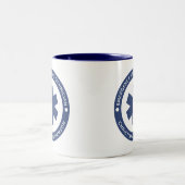 Angepasster EMT-Symbol Notmediziner Zweifarbige Tasse (Mittel)