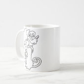 Angepasster Engel Kaffeetasse (Vorderseite Links)