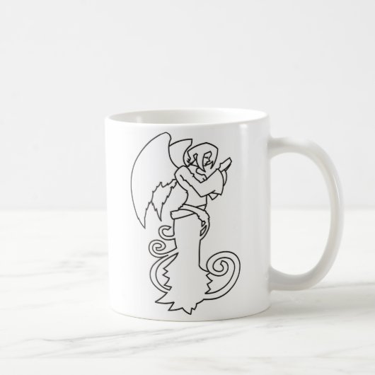 Angepasster Engel Kaffeetasse (Rechts)