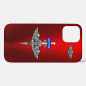 Angepasster Fallschirmrigger Case-Mate iPhone Hülle (Rückseite (Horizontal))