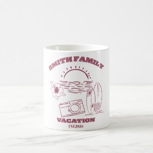 Angepasster Familienwiedersehensurlaub Kaffeetasse