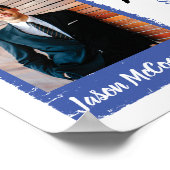 Angepasster Farbangestellter der Monatszertifikatp Poster (Ecke)