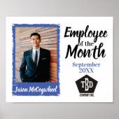 Angepasster Farbangestellter der Monatszertifikatp Poster (Vorne)