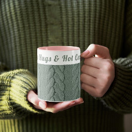 Angepasster gemütlicher, grüner Winter | Hugs & Ho Tasse