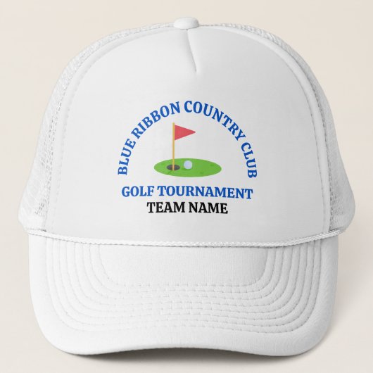 Angepasster Golfplatz oder Country Club Truckerkappe (Vorderseite)