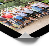 Angepasster Jahrestag 64 Foto Collage Personalisie Poster (Ecke)