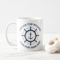 Angepasster Kapitän und Name des Schiffes
