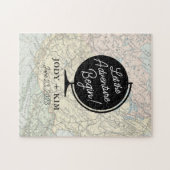 Angepasster Lass des Abenteuer Begin Wedding Keepa Puzzle (Horizontal)