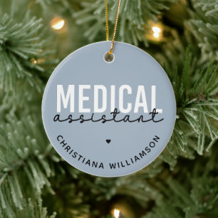 Angepasster medizinischer Assistent Geschenk ein Keramik Ornament