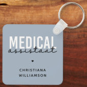 Angepasster medizinischer Assistent | Geschenk ein Schlüsselanhänger (Rückseite)