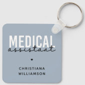Angepasster medizinischer Assistent | Geschenk ein Schlüsselanhänger (Rückseite)