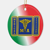 Angepasster medizinischer Unterstützungsschild Keramikornament (Links)