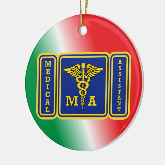 Angepasster medizinischer Unterstützungsschild Keramikornament (Links)