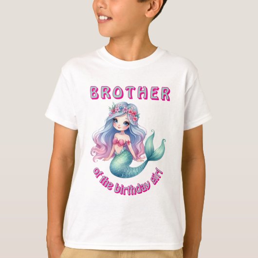Angepasster Meerjungbruder T - Shirt (Vorderseite)
