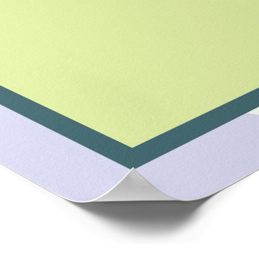 Angepasster Mitarbeiter der monatlichen Foto-Anzei Poster (Ecke)