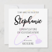 Angepasster moderner RN-Krankenpfleger Ärztlicher Karte (Vorderseite)