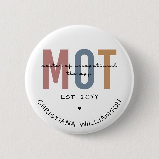 Angepasster MOT-Master der Arbeitstherapie Button (Vorderseite)