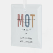 Angepasster MOT-Master der Arbeitstherapie Ornament Aus Glas (Vorderseite links)