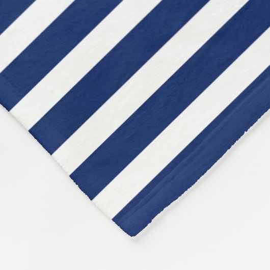 Angepasster Name des Schiffes Navy Blue Fleecedecke (Ecke)