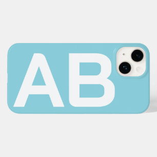 Angepasster Name Initial Stilvoll Modern Minimal Case-Mate iPhone 14 Hülle