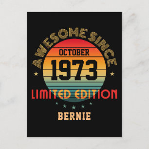 Angepasster Phantastischer Geburtsjahrsname Vintag Postkarte