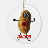 Angepasster Potato-Cartoon Keramikornament (Links)
