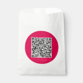 Angepasster QR-Code: Gefälligkeitstasche Geschenktütchen (Vorderseite)