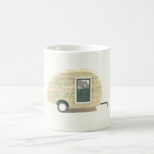 Angepasster Retro-Tränen-Tropfen-Camper Kaffeetasse
