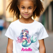 Angepasster rosa Name T-Shirt