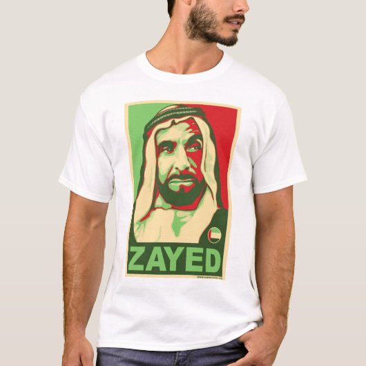 Angepasster Scheich Zayed Shirt (Vorderseite)