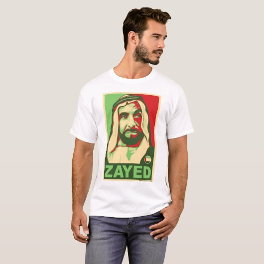 Angepasster Scheich Zayed Shirt (Vorne ganz)