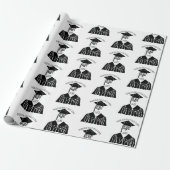 Angepasster Schulname und Abschluss Jahr Geschenkpapier (Ungerollt)