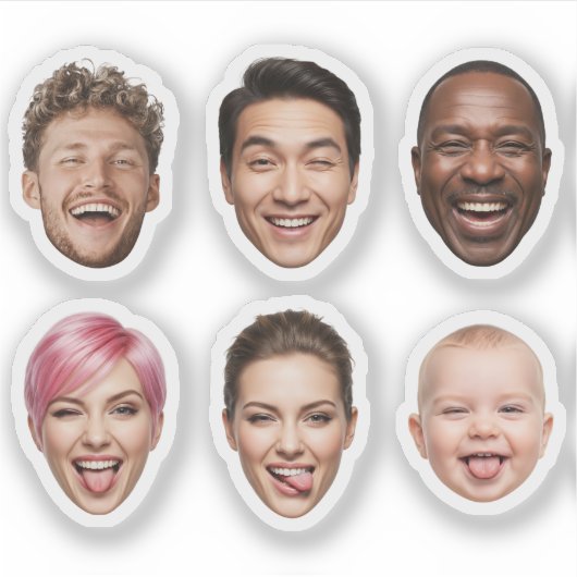 Angepasster Sticker - Personalisierte Cutouts mit  (Vorderseite)