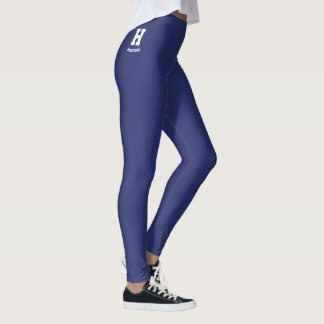 Angepasster stilvoller Urlaub in tiefem Königsblau Leggings