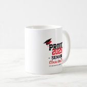Angepasster stolzer Schulabgänger Absolvent Kaffeetasse (VorderseiteRechts)