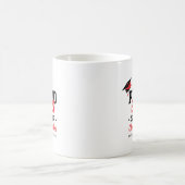 Angepasster stolzer Schulabgänger Absolvent Kaffeetasse (Mittel)