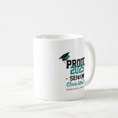 Angepasster stolzer Schulabgänger Absolvent Kaffeetasse (VorderseiteRechts)