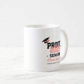 Angepasster stolzer Schulabsolvent Kaffeetasse (VorderseiteRechts)