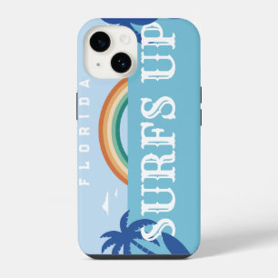 ANGEPASSTER SURFS UP FLORIDA iPhone 14 HÜLLE