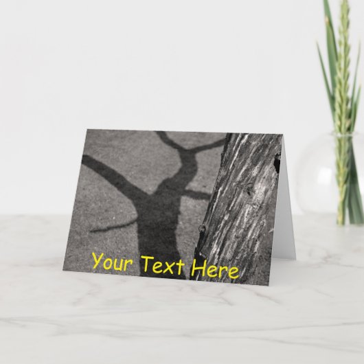 Angepasster Totbaum Karte (Vorderseite)