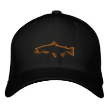 Angepasster Trout Tracker Hat - Schwarz