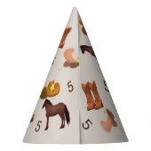 Angepasster Western Partyhütchen (Rückseite)