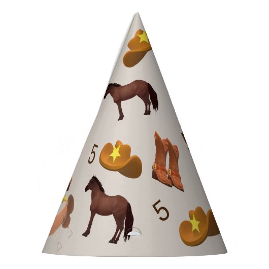 Angepasster Western Partyhütchen (Links)